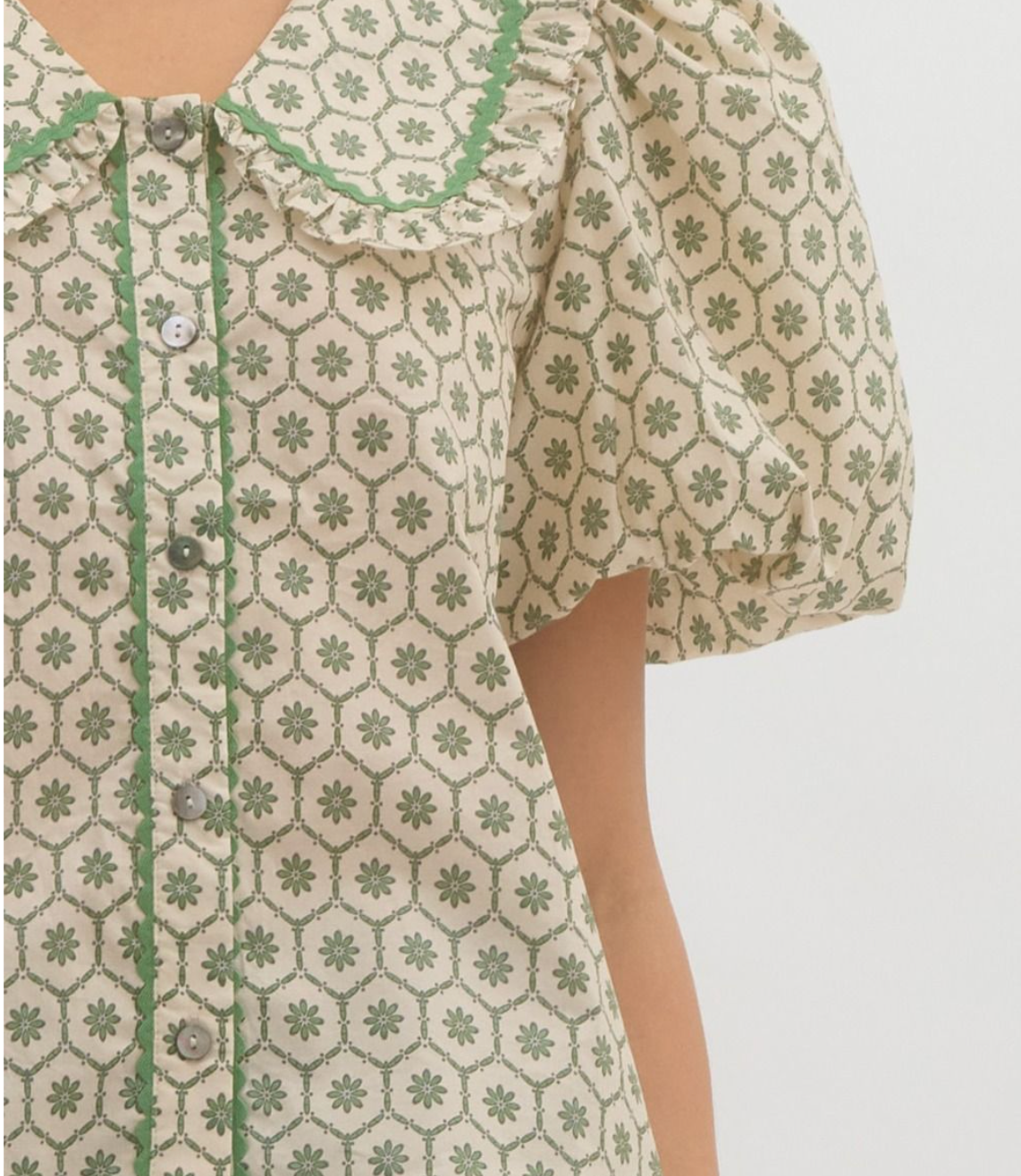 Green Goddess Blouse