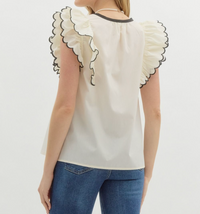 Cream Joy Blouse