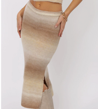 Palmer Ombre Sweater Knit Skirt