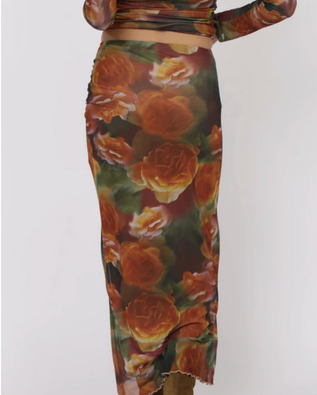 Heart Beats Side Slit Skirt