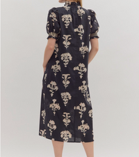Botanical Print Dress