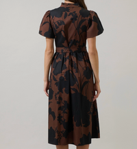 Somerton Floral Aurelia Babydoll Midi Dress