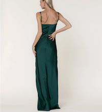 Plunge Neck Maxi Dress