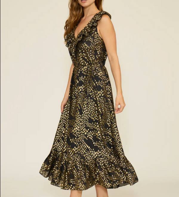 Lacey Ruffle Maxi Dress