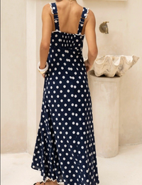 Polka Dot SLVL Maxi Dress