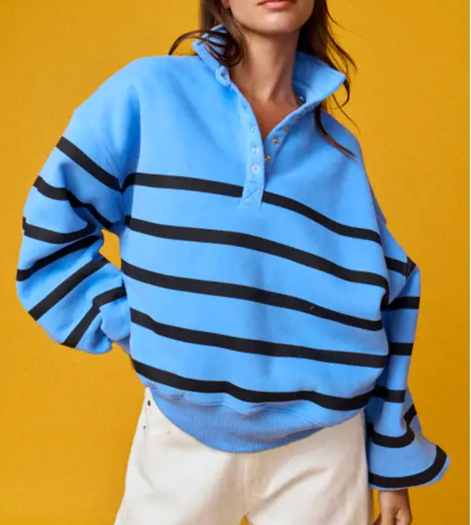 Addison Stripe Pullover