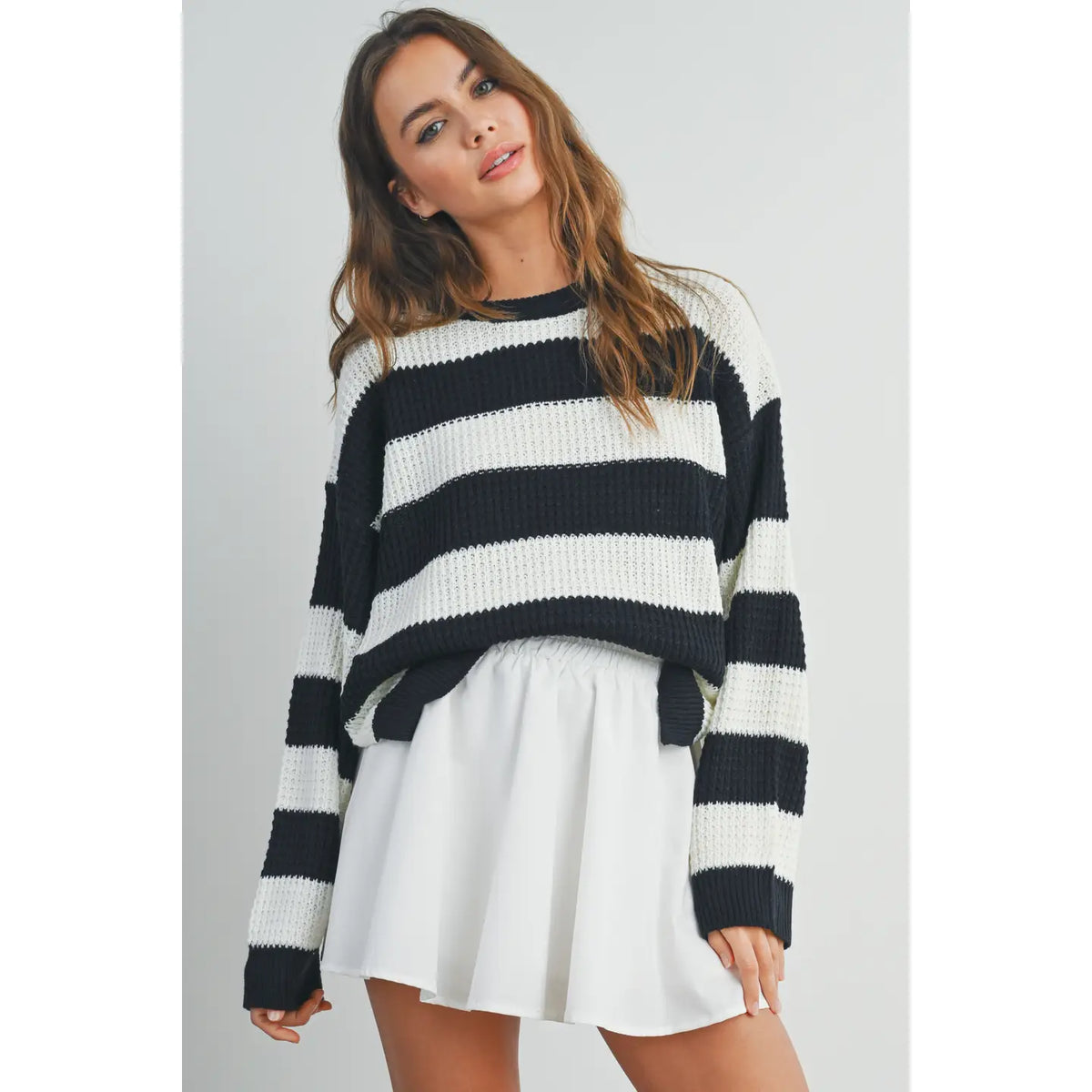 Stripe Knit Sweater