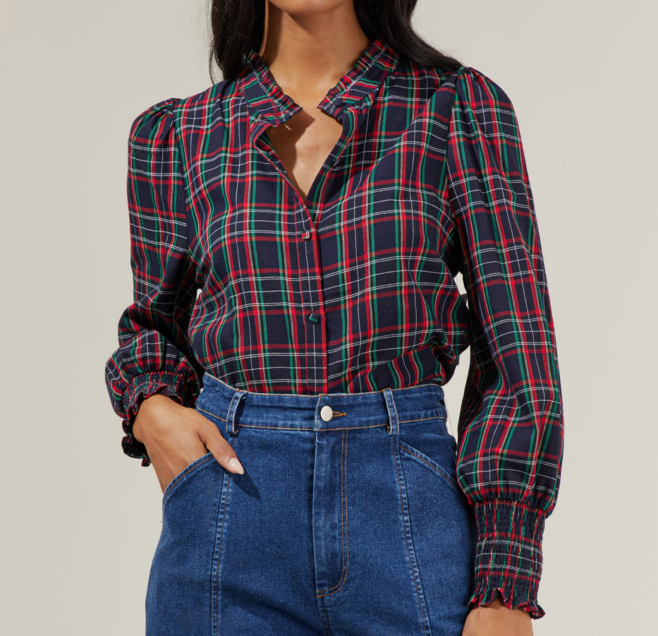 Chapman Plain Button Down Top