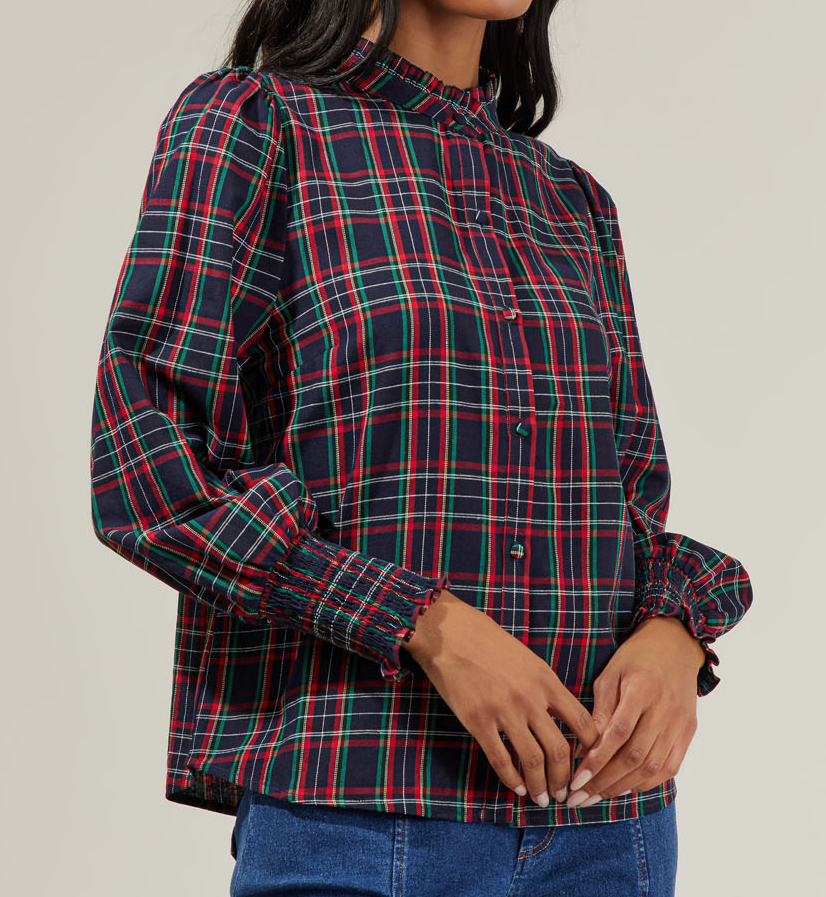 Chapman Plain Button Down Top