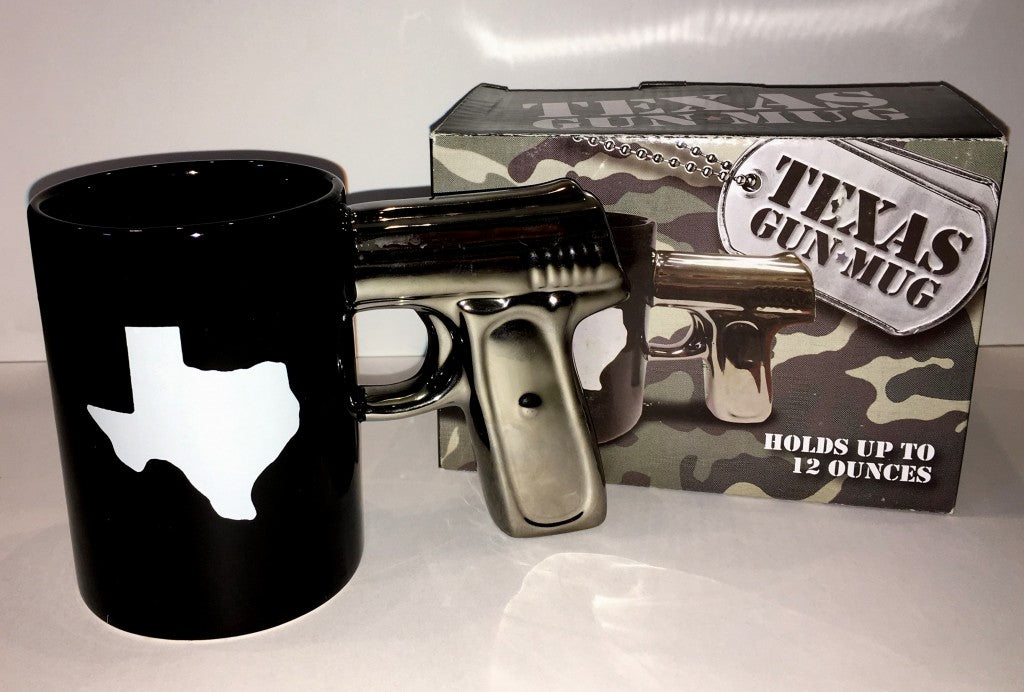 Gun Coffee Mug Silver
