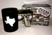 Gun Coffee Mug Silver