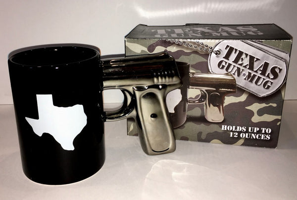 Gun Coffee Mug Silver