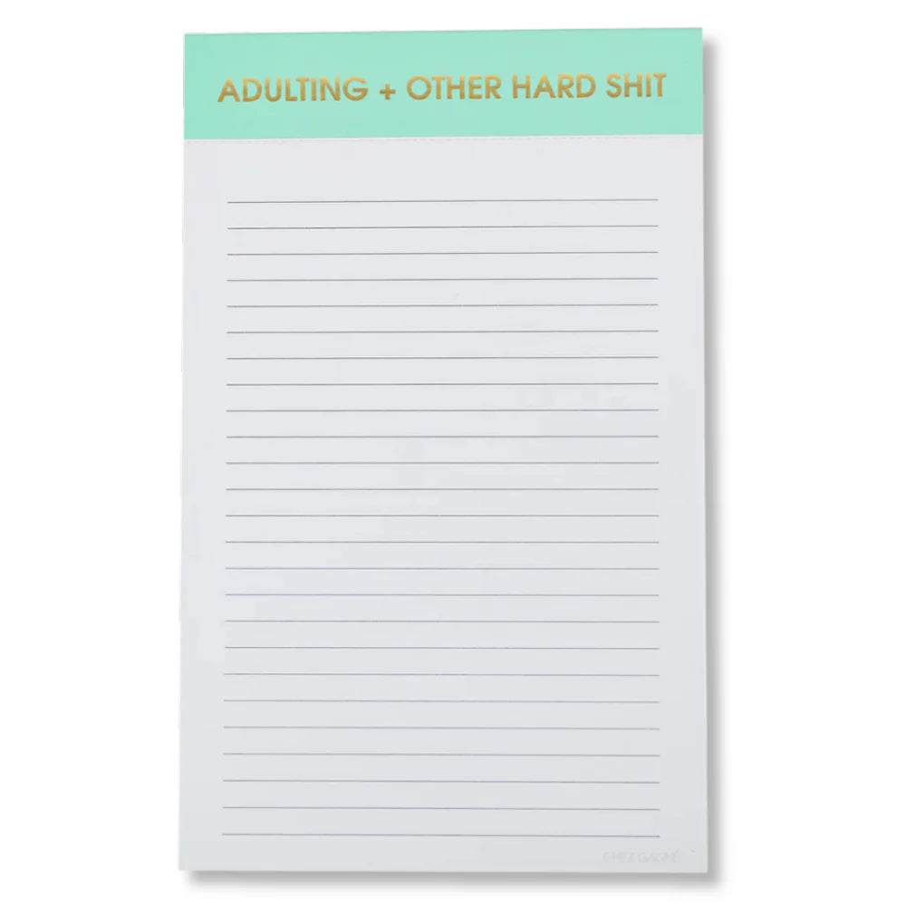 Chez Gagné - Adulting + Other Hard Shit Notepad