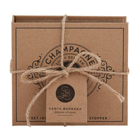 Picture of the Champagne Stopper pourer Gift Box Set closed