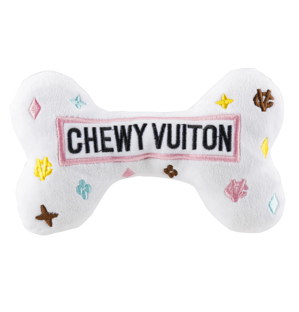 Chewy Vuiton Dog Squeaker Toy