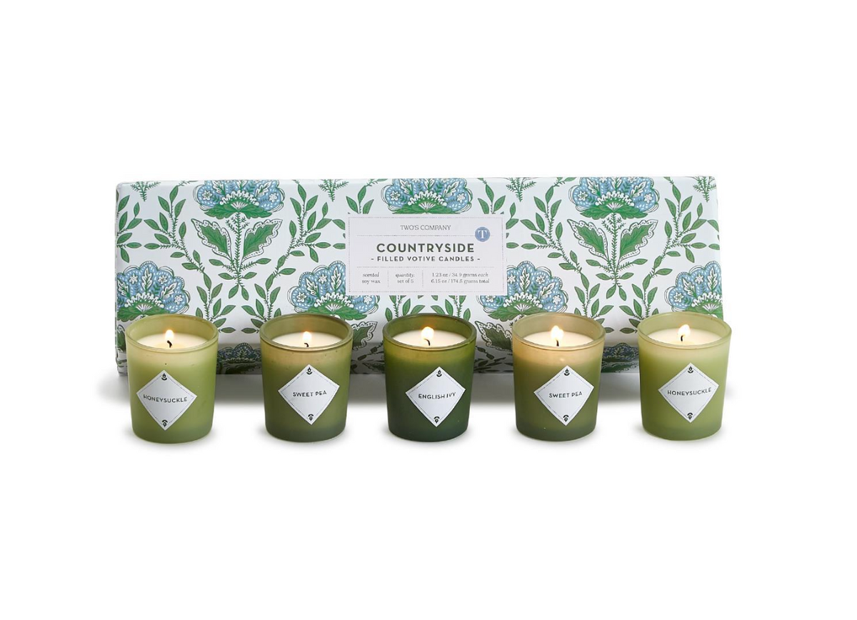 Countryside S/5 Scented CandlesIn Gift Box