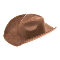 Cattleman Cowboy-Cowgirl Hat - Vegan Suede