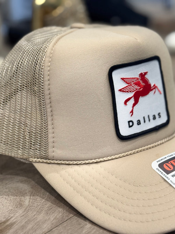 Dallas Pegasus Hat in Khaki