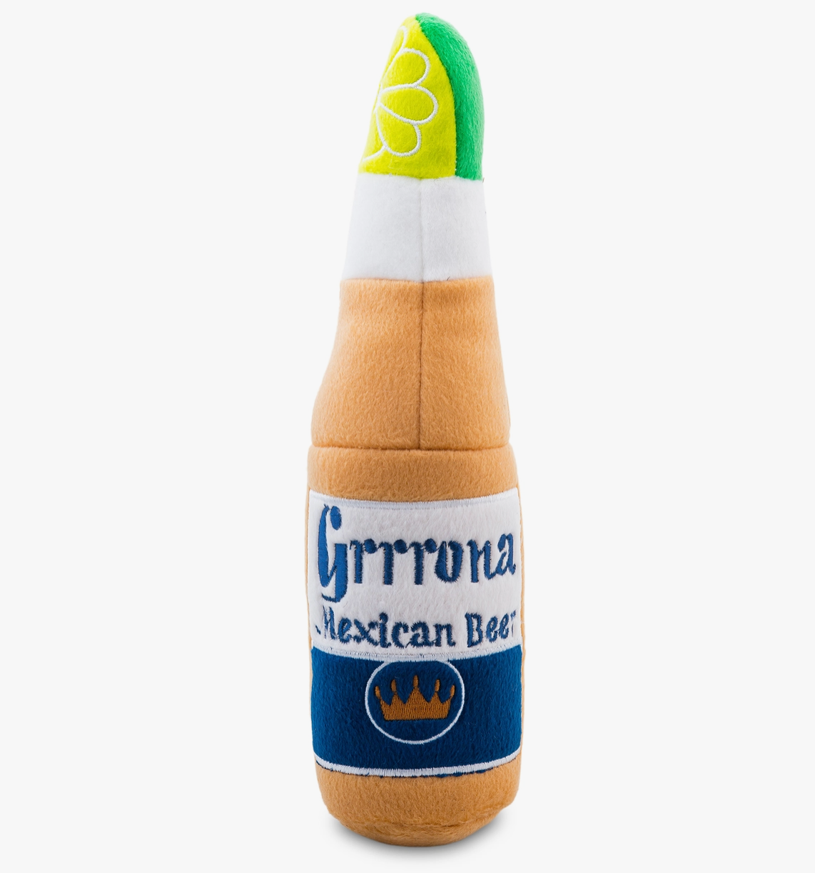 Grrrona Beer Bottle Toy Squeaker Dog Toy