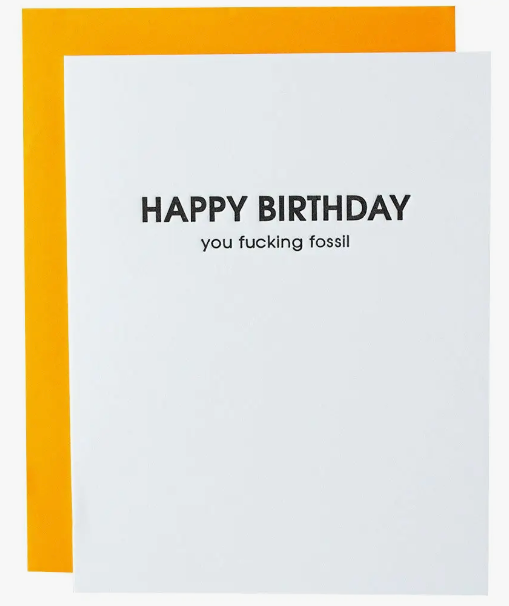 Happy Birthday you Fossil Card