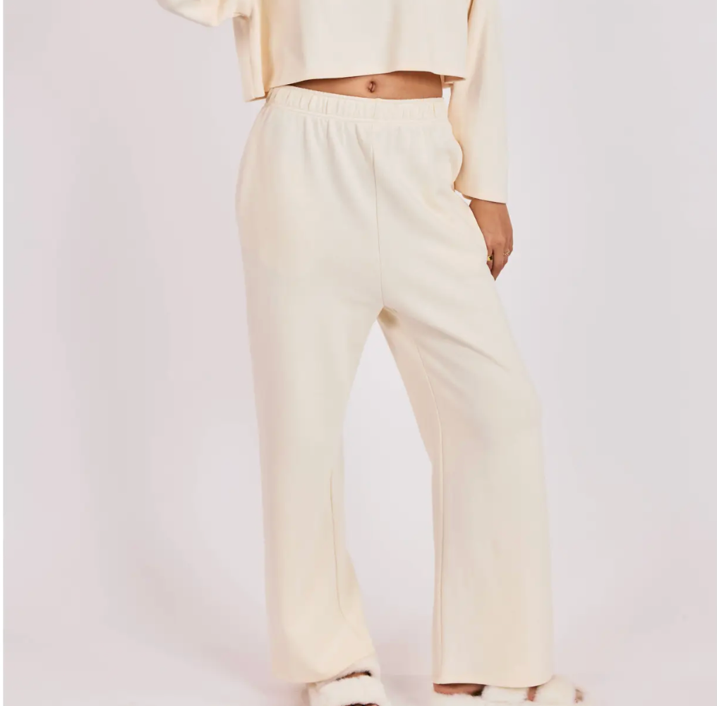 Relaxed Stay Wide Leg Sweatpants