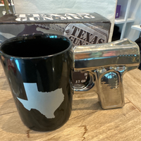 Gun Coffee Mug Silver