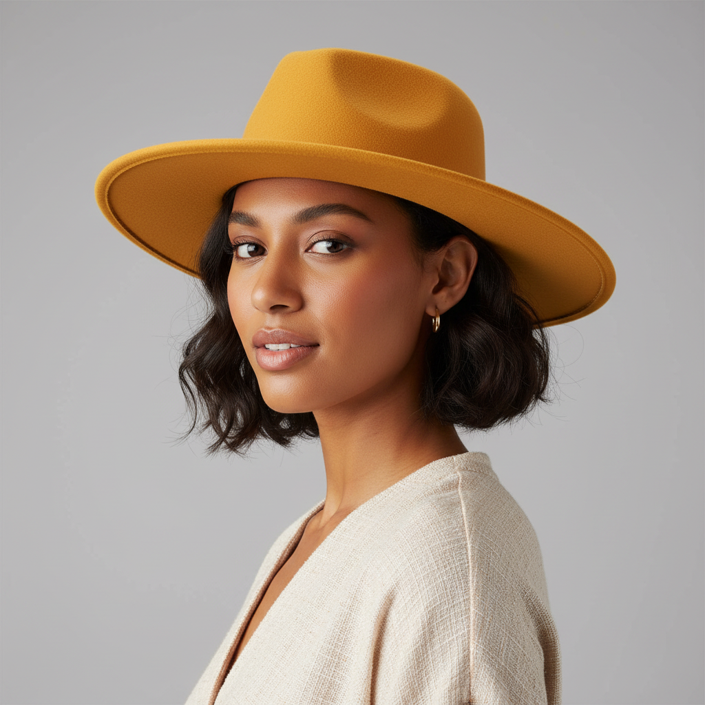 Vegan Felt Rancher Hat