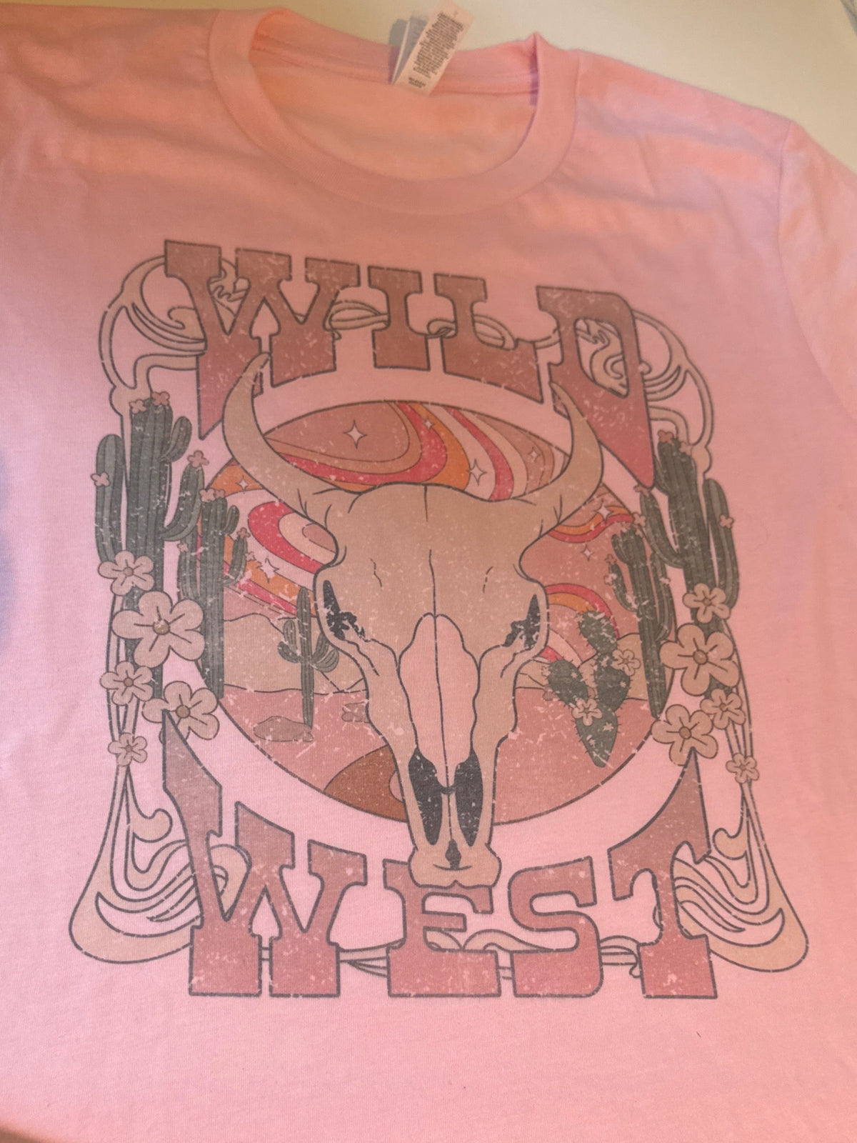 Wild West T Shirt - Pink