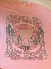 Wild West T Shirt - Pink