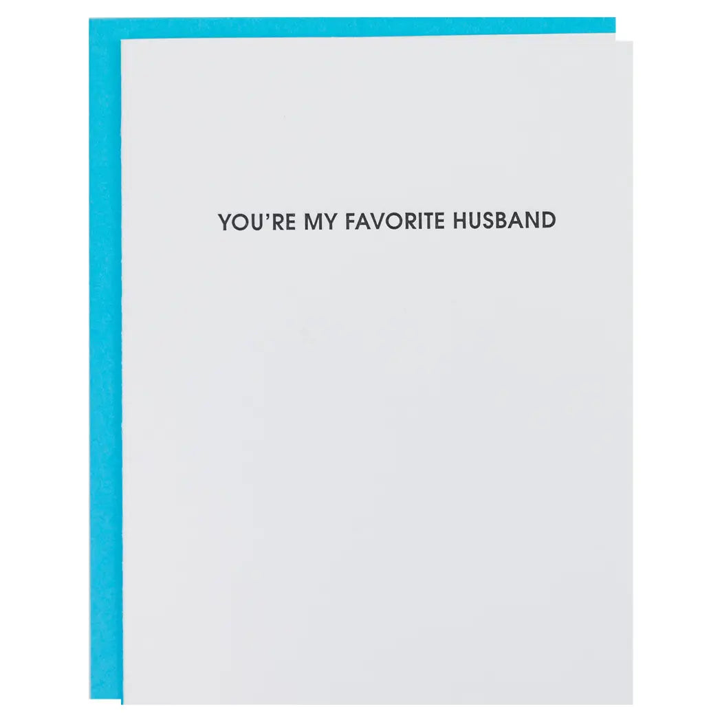 Card You're My Favorite Husband
